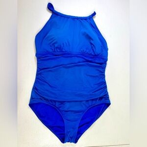 Jantzen Vibrant Blue Swimwear, one piece size 14